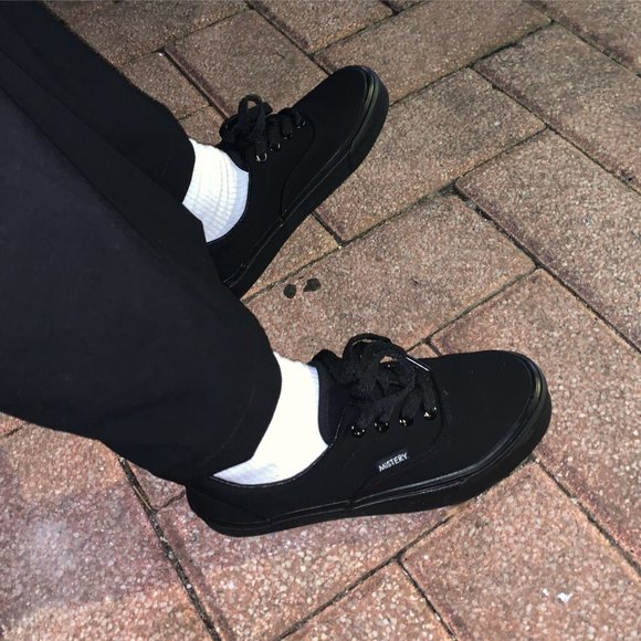 Black sneakers